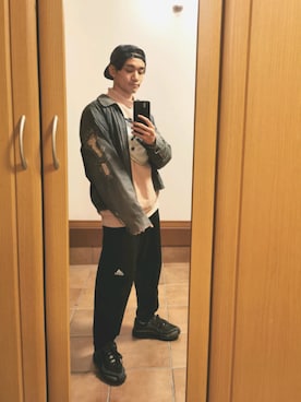 「CONVERSE TOKYO（コンバーストウキョウ）のアイテム（バッグ）」を使った、pul_likさん（メンズ・162cm）の春コーディネート