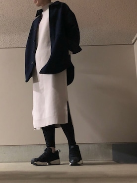 「アイテム（ワンピース/ドレス）」を使った、Azさん（レディース・153cm・40代）の冬コーディネート