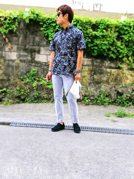 「FRANCESCO（フランチェスコ）のアイテム」を使った、たっくんさん（メンズ・168cm）の夏コーディネート