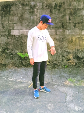 「SAS（エスエーエス）のアイテム」を使った、たっくんさん（メンズ・168cm）の冬コーディネート