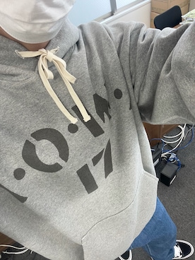 「FREAK'S STORE（フリークスストア）のアイテム（パーカー、グレー系）」を使った、🐰🔎hiroさん（メンズ・179cm）の春コーディネート
