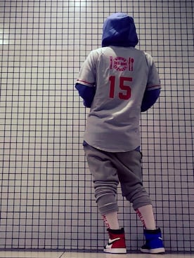 「ロールアップ」｜「アイテム（スーツジャケット）」を使った、quuuさん（メンズ・162cm）の春コーディネート