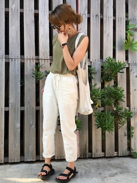 「Aco Design（アコデザイン）のアイテム」を使った、chappyさん（レディース・160cm）の夏コーディネート