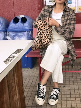 「ct70」｜「アイテム（サロペット/オーバーオール）」を使った、chappyさん（レディース・160cm）の秋コーディネート