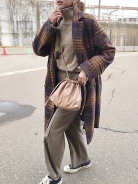 「Joint space（ジョイントスペース）のアイテム」を使った、chappyさん（レディース・160cm）の冬コーディネート