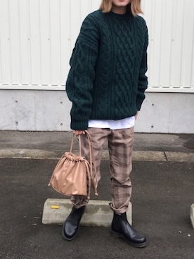 chappyさん（レディース・160cm）の冬コーディネート