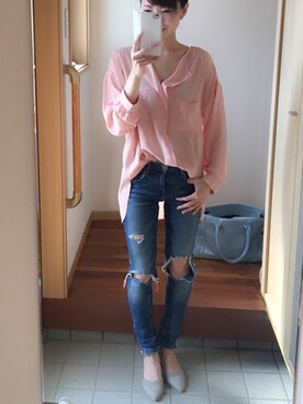 yukaさん（レディース・155cm）の春コーディネート