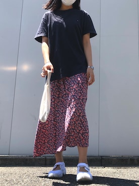 「TOMMY HILFIGER」｜「アイテム（ワンピース/ドレス）」を使った、りさん（レディース・162cm）の春コーディネート