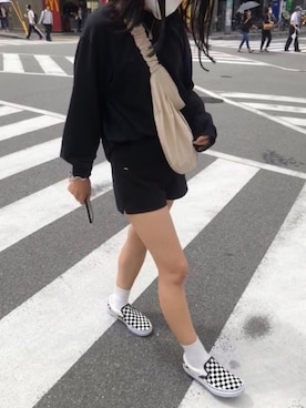「餃子バック」｜りさん（レディース・162cm）の夏コーディネート
