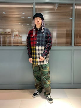 松田 隆也さん（メンズ・167cm）の春コーディネート