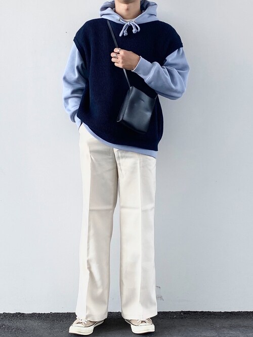 ぽい Crepusculeのベストを使ったコーディネート Wear