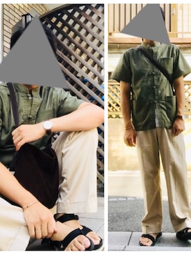 「Daniel Wellington（ダニエルウェリントン）の【Daniel Wellington】レザーバンド３６ＭＭ（アナログ腕時計）」を使った、yuki*さん（メンズ・178cm）の夏コーディネート