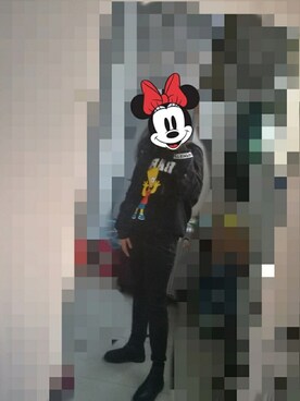 「FUN（ファン）のアイテム（パーカー）」を使った、张二-2さん（レディース・158cm）の秋コーディネート