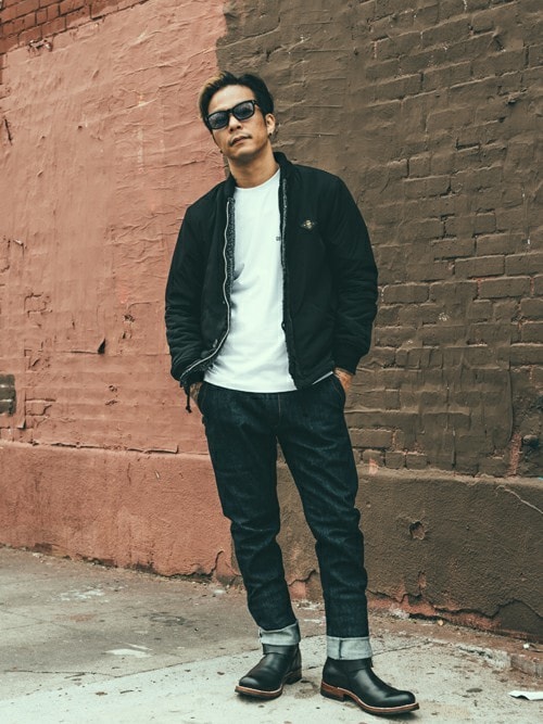 Garden Crew 身長170cm Garden Tokyo Showroom Crimieのミリタリージャケットを使ったコーディネート Wear Garden Crew 身長170cm Garden Tokyo Showroom Crimieのミリタリージャケットを使ったコーディネート Wear