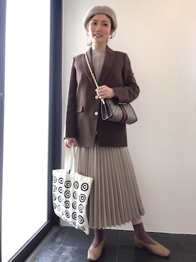 emihcさん（レディース・165cm）の春コーディネート