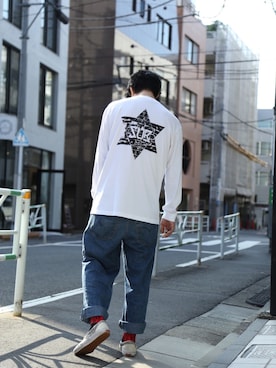 「アイテム（スリッポン）」を使った、Yutoさん（メンズ・176cm・20代）の秋コーディネート