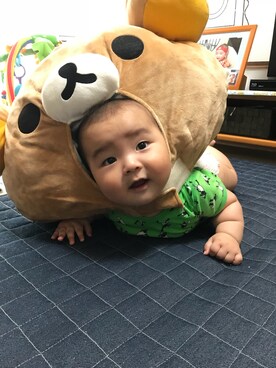 「重すぎ」｜にこさん（キッズ・70cm）の夏コーディネート