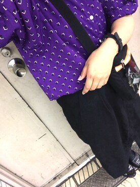 「Libby&Rose（リビーアンドローズ）のアイテム（シャツ/ブラウス）」を使った、礼(aya)さん（レディース・151cm）の春コーディネート