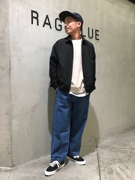 「RAGEBLUE（レイジブルー）のアイテム（その他アウター）」を使った、阿部さん（メンズ・170cm）の冬コーディネート