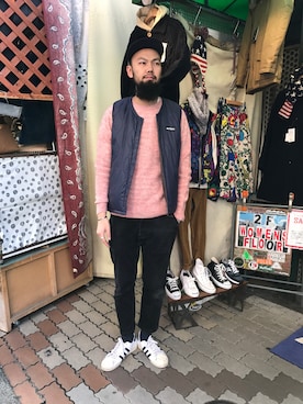すずき ともたかさん（メンズ・183cm）の冬コーディネート