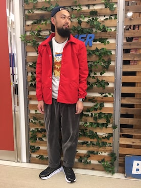 すずき ともたかさん（メンズ・183cm）の秋コーディネート