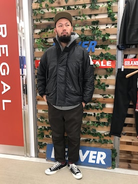 「BURLAP OUTFITTER（バーラップアウトフィッター）のアイテム」を使った、すずき ともたかさん（メンズ・183cm）の冬コーディネート