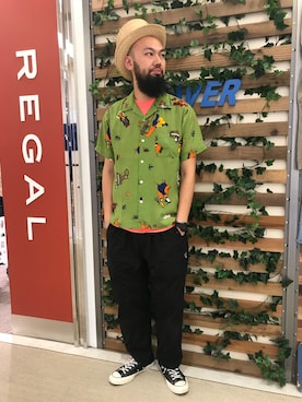 「Goodwear(Since1983)（グッドウェア）のアイテム」を使った、すずき ともたかさん（メンズ・183cm）の春コーディネート