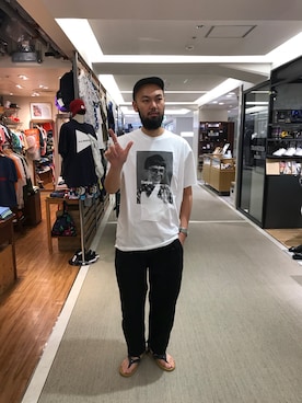 「dbsw（ドリンクビールセイブウォーター）のアイテム」を使った、すずき ともたかさん（メンズ・183cm）の春コーディネート
