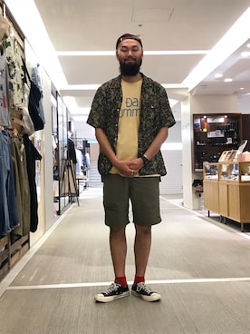 すずき ともたかさん(メンズ・183cm)の夏コーディネート