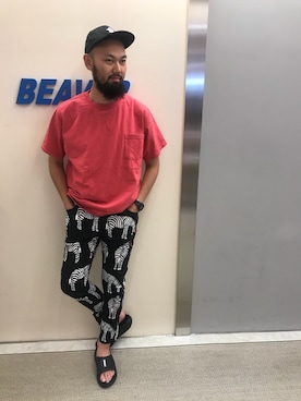 すずき ともたかさん（メンズ・183cm）の夏コーディネート