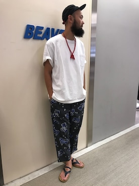 すずき ともたかさん（メンズ・183cm）の夏コーディネート