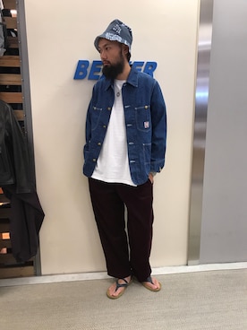 すずき ともたかさん（メンズ・183cm）の夏コーディネート