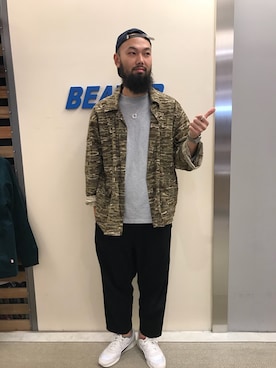 「South2 West8（サウスツーウェストエイト）のアイテム」を使った、すずき ともたかさん（メンズ・183cm）の秋コーディネート