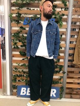 「MANASTASH（マナスタッシュ）のアイテム」を使った、すずき ともたかさん（メンズ・184cm）の秋コーディネート