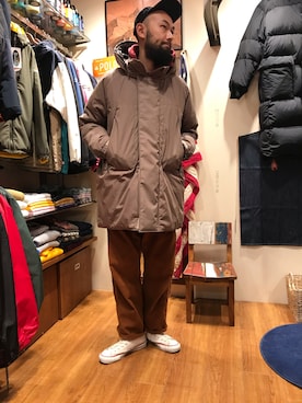 「SPELLBOUND（スペルバウンド）のアイテム」を使った、すずき ともたかさん（メンズ・183cm）の冬コーディネート