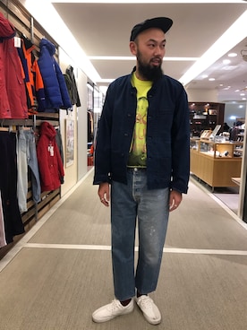 すずき ともたかさん（メンズ・183cm）の冬コーディネート