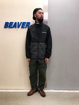 「MANASTASH（マナスタッシュ）のアイテム（ジャケット/アウター）」を使った、すずき ともたかさん（メンズ・183cm）の冬コーディネート
