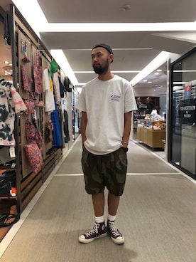 「F/CE. （エフシーイー）のアイテム」を使った、すずき ともたかさん（メンズ・183cm）の夏コーディネート