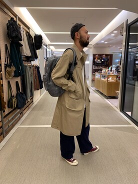 「アイテム（ブルゾン）」を使った、すずき ともたかさん（メンズ・183cm・30代）の秋コーディネート