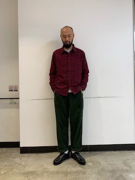 「SPELLBOUND（スペルバウンド）のアイテム」を使った、すずき ともたかさん（メンズ・183cm）の秋コーディネート