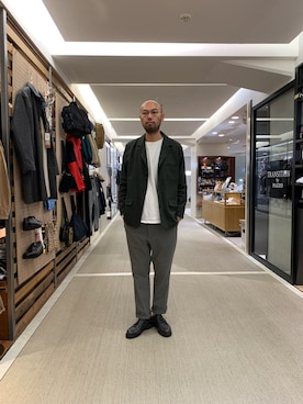 「SPELLBOUND（スペルバウンド）のアイテム」を使った、すずき ともたかさん（メンズ・183cm）の秋コーディネート