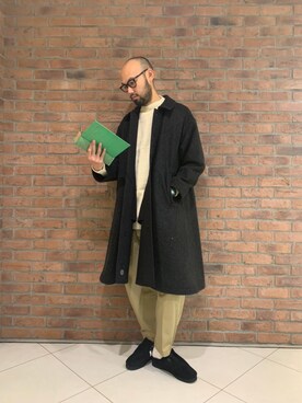 「ptarmigan（ターミガン）のアイテム」を使った、すずき ともたかさん（メンズ・183cm）の秋コーディネート