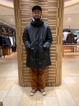 「MANASTASH（マナスタッシュ）のアイテム（ジャケット/アウター）」を使った、すずき ともたかさん（メンズ・183cm）の秋コーディネート