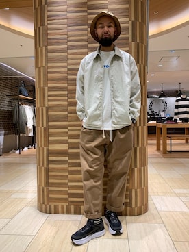 「アイテム（ブルゾン）」を使った、すずき ともたかさん（メンズ・183cm・30代）の冬コーディネート