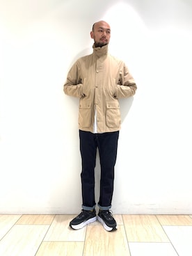 「アイテム（ブルゾン）」を使った、すずき ともたかさん（メンズ・183cm・30代）の冬コーディネート