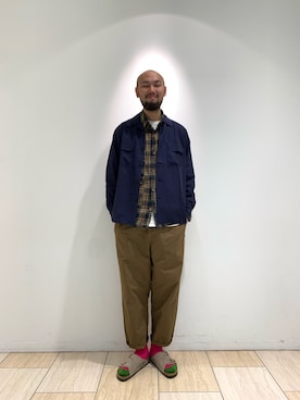 「PENDLETON（ペンドルトン）のアイテム」を使った、すずき ともたかさん（メンズ・183cm）の冬コーディネート