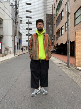 すずき ともたかさん（メンズ・183cm）の春コーディネート