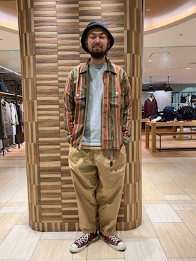 「Goodwear(Since1983)（グッドウェア）のアイテム」を使った、すずき ともたかさん（メンズ・183cm）の春コーディネート