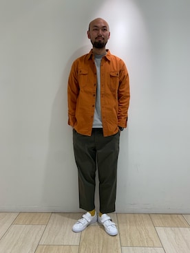 「KATO`（カトー）のアイテム」を使った、すずき ともたかさん（メンズ・183cm）の春コーディネート