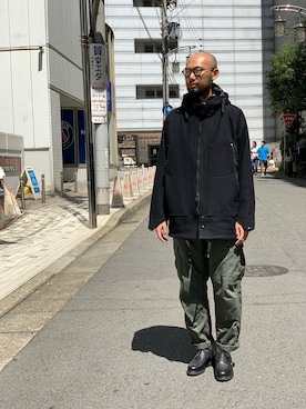 「Engineered Garments（エンジニアードガーメンツ）のアイテム」を使った、すずき ともたかさん（メンズ・183cm）の秋コーディネート
